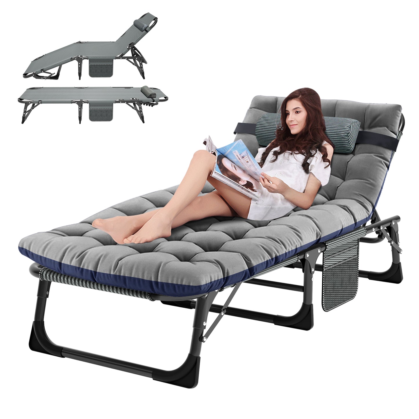 Aboron 5 Positions Lounge Chairs for Adults