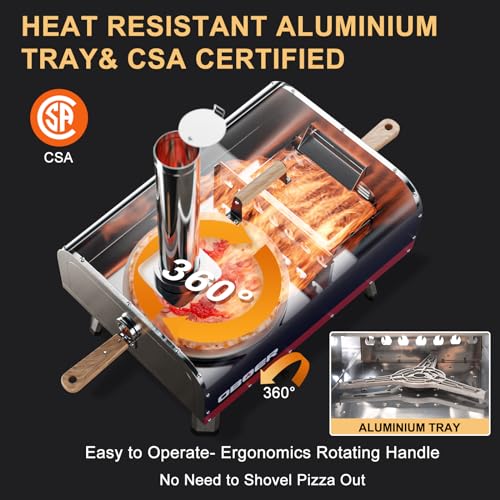 Aboron Portable Outdoor Pizza Ovens