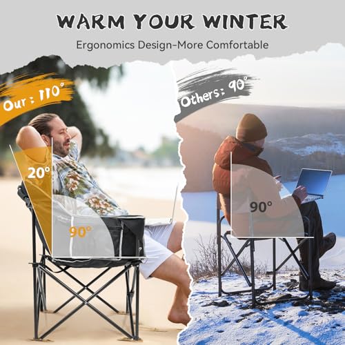 Aboron Oversized Heated Camping Chair