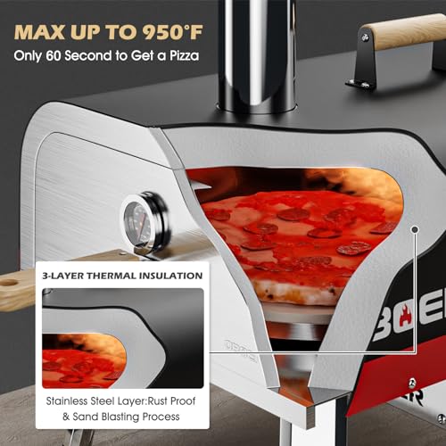 Aboron Portable Outdoor Pizza Ovens